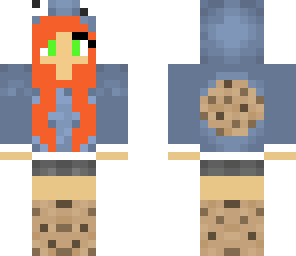 redhead cookie monster girl