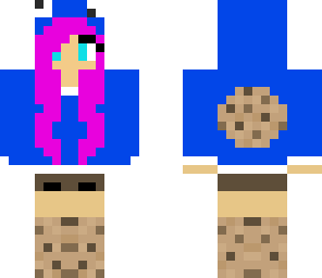 purple-haired girl