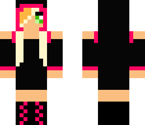 red-black hoddie girl