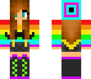 rainbow hip girl