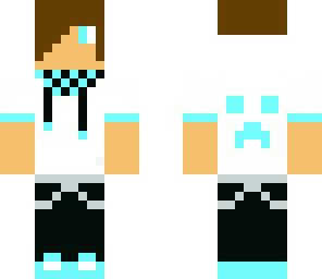 cool blue creeper boy