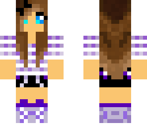 cute purple girl