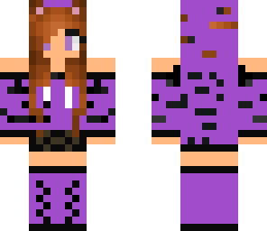 purple tiger girl
