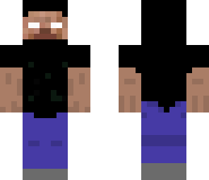 black hoodie herobrine