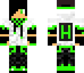green white and black hoodie