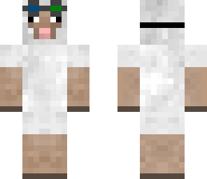 sheep wiff goggles