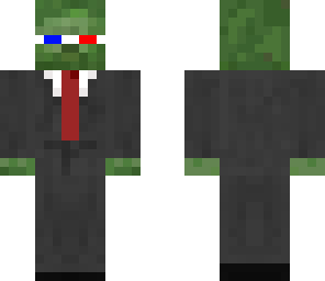 zombie in suit and 3d glasses