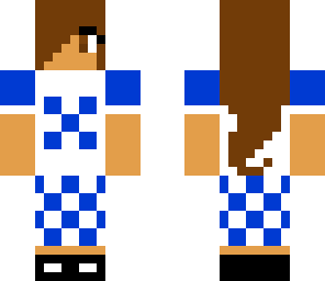 blue school girl