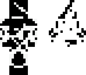 black and white splat