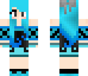 blue girl
