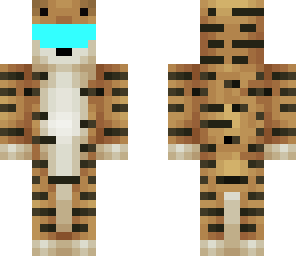 tiger with glass's