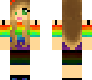 rainbow girl