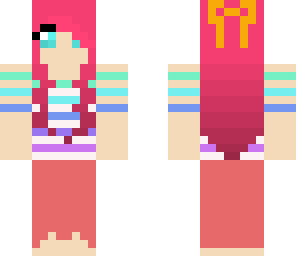 pretty girl pink hair