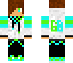 green and light blue