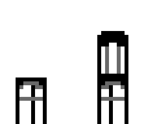 sr black chair