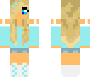 blue girl