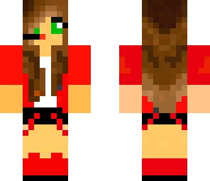 gamer girl red
