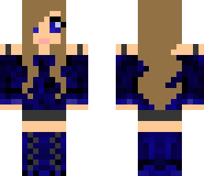 blue girl