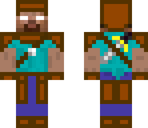 herobrine with armour