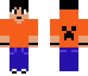 orange hoodie
