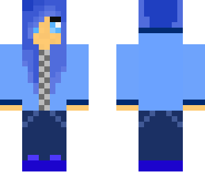 blue girl
