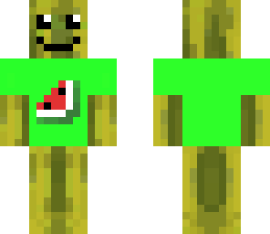 melon troll face with shirt