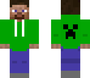 green hoodie steve