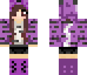purple tiger girl
