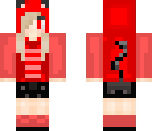 neko girl red