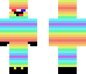 rainbow derp 3d glasses and gloves