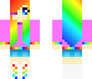 rainbow girl
