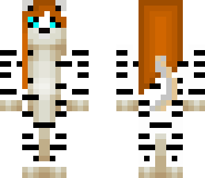 white tiger girl