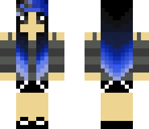 blue girl