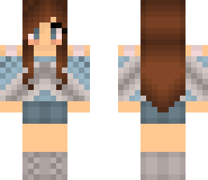 cute blue sweater girl