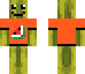 melon face with new color shirt