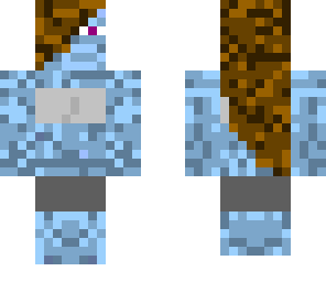 blue female