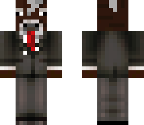 cow in a suit