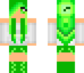 electric green girl