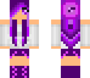 electric violet girl