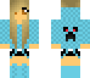 blue creeper girl