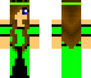 electric green dress