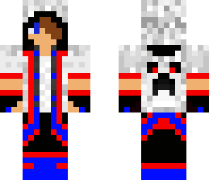 red and blue cool guy