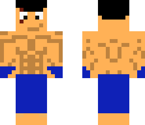 blue boxer