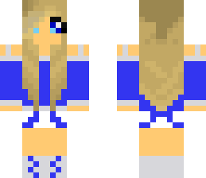 blue french girl