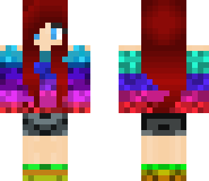 rainbow sexy girl