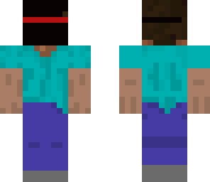 weird herobrine steve