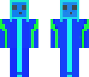 blue and green slime