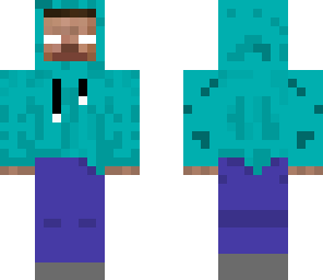 herobrine in a hoodie