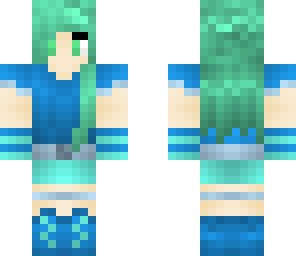 blue girl