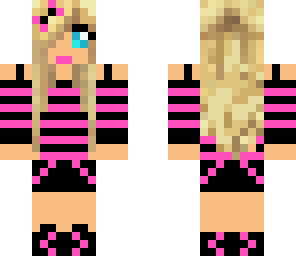 pink headphone girl